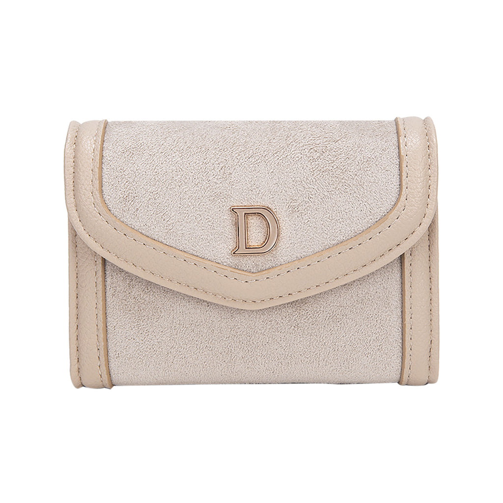 Porte‑monnaie compact Diana&Co effet suédé