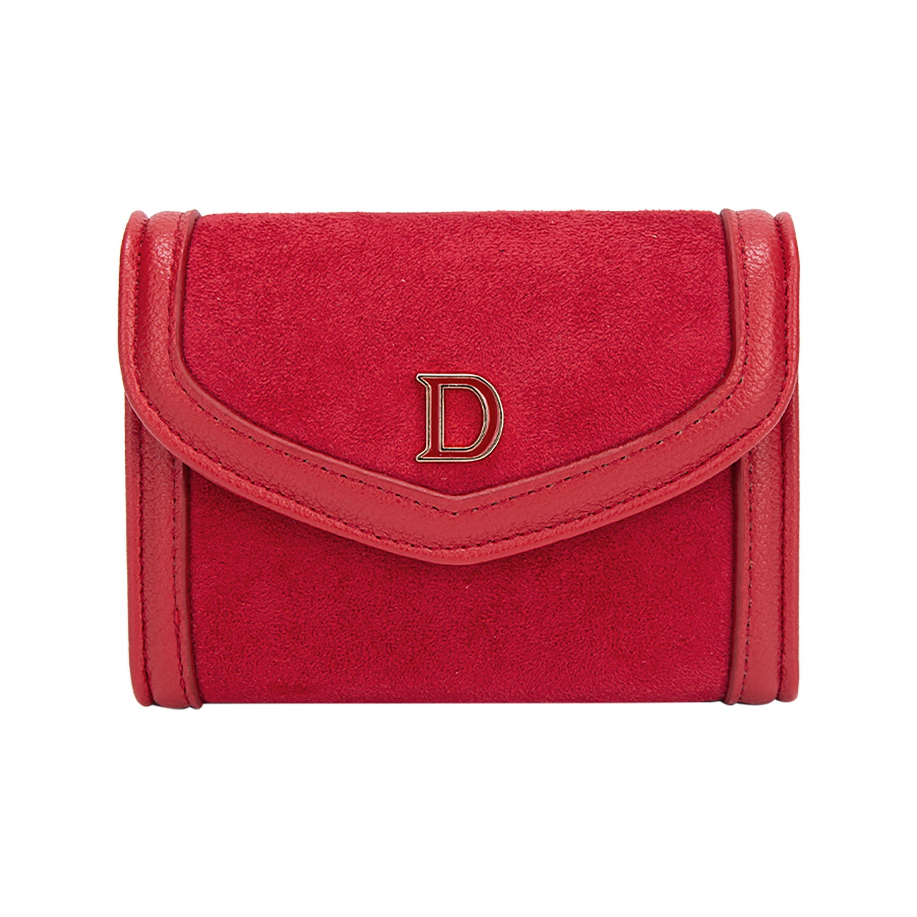 Porte‑monnaie compact Diana&Co effet suédé