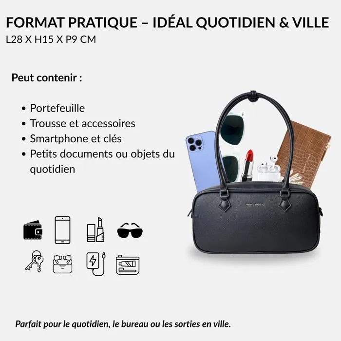 David Jones Sac Bowling Coconut Cream – Lifestyle porté épaule